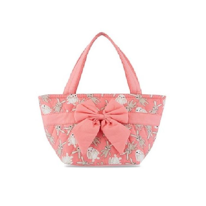 NaRaYa_Bunny_Printed_Quilted_Ribbon_Handbag