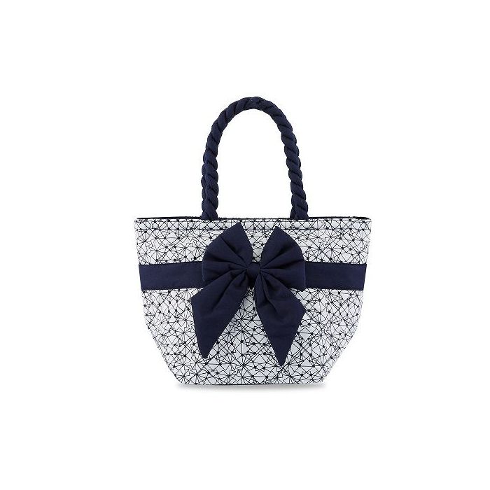 NaRaYa_Handbag_Geometric_Print_Quilted_Bag_Twisted_Rope_Handle