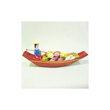 Handmade_Miniature_floating_market_boat_vendor