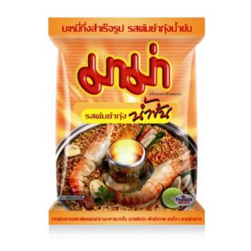 Mama Noodles (Ramen) Instant Shrimp (Prawn) Creamy Tom Yum Flavor - Pack (55 gms - 1.96 Oz)
