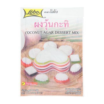 Dessert Mix Coconut Agar Lobo (60 gms - 2.1 Oz)